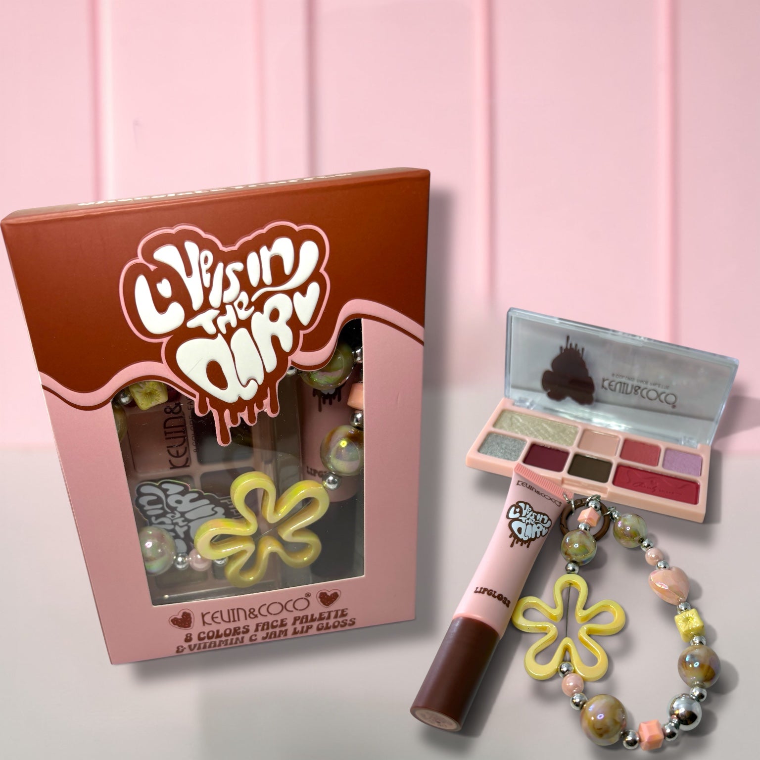 KEVIN & COCO LIP GLOSS FACE PALETTE