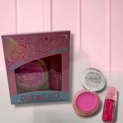 BLUSHER & LIP GLOSS SET