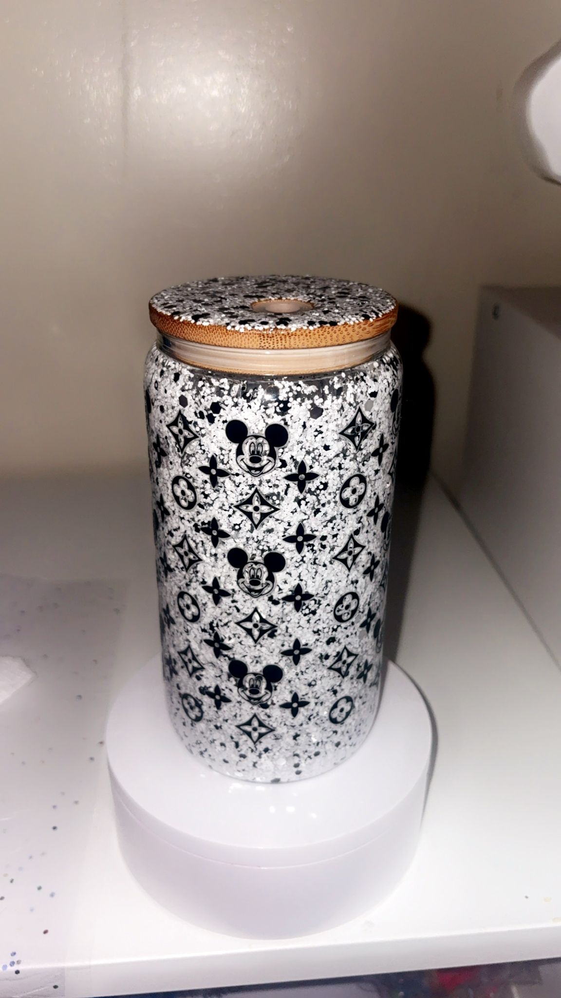 Mickey Mouse snow globe cup