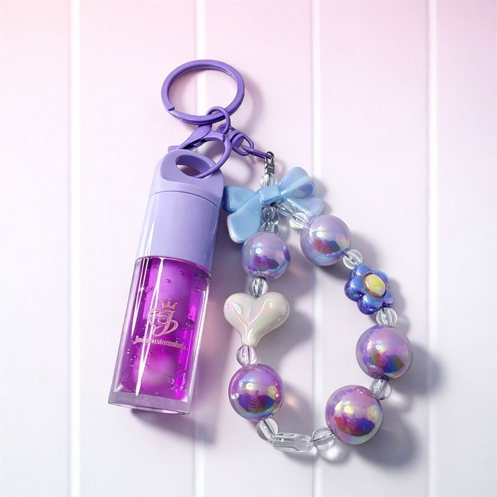 LIP OIL  KEYCHAIN/ CHERRY